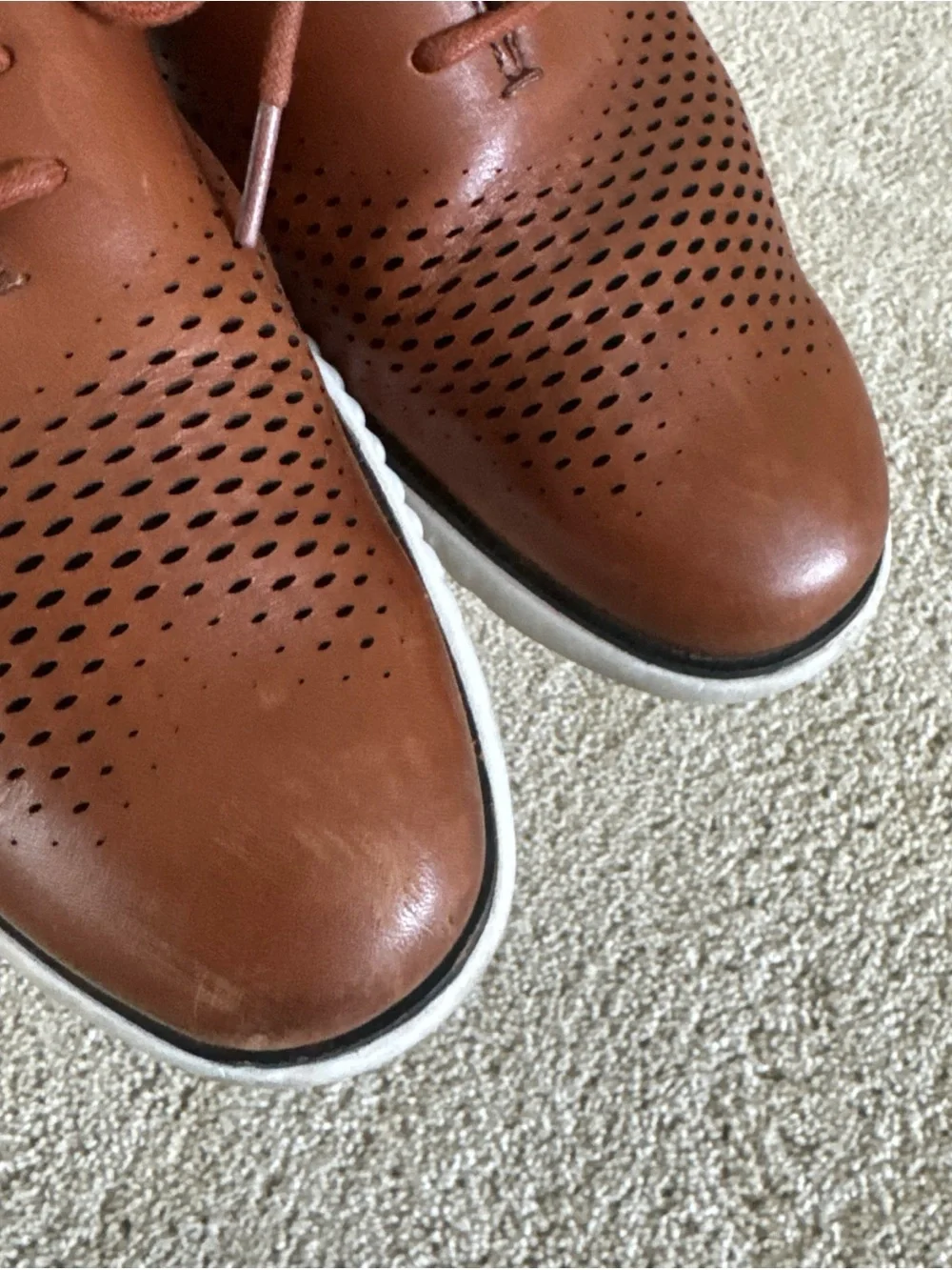 Cole Haan ZeroGrand Brown Leather Oxford Dress Shoes Men’s US 11.5 M C27879